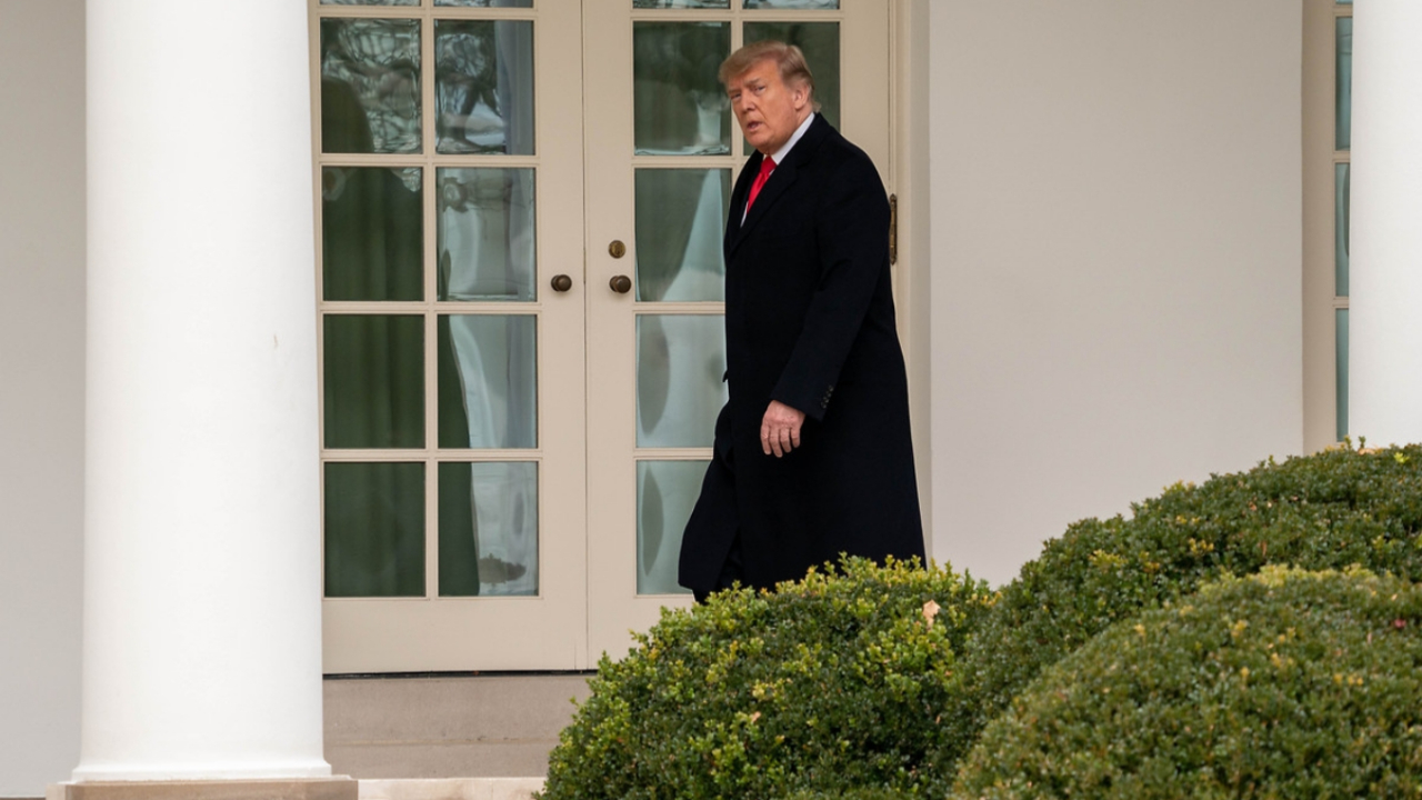Trump'tan Beyaz Saray'daki son gününde kutlama