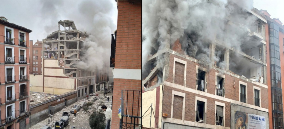 İspanya'nın başkenti Madrid’de patlama