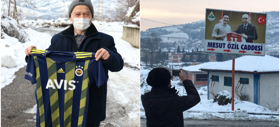 Devrek'te Mesut Özil coşkusu
