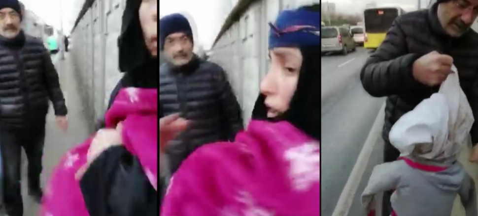 Dilencinin 'kundak' foyası ortaya çıktı