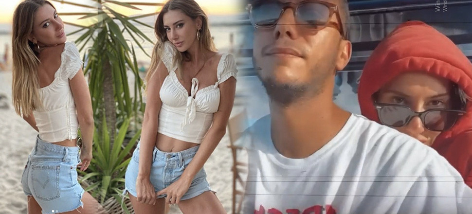 Şeyma Subaşı milyarder sevgilisi ile sarmaş dolaş sürat teknesi kullandı...