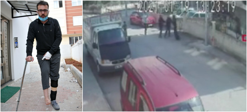 Tekme tokat dövüp, yerde sürüklediler
