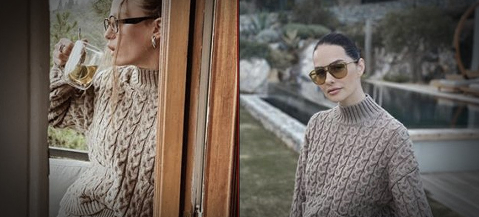 Serenay Sarıkaya'nın giydiği kazak olay oldu!