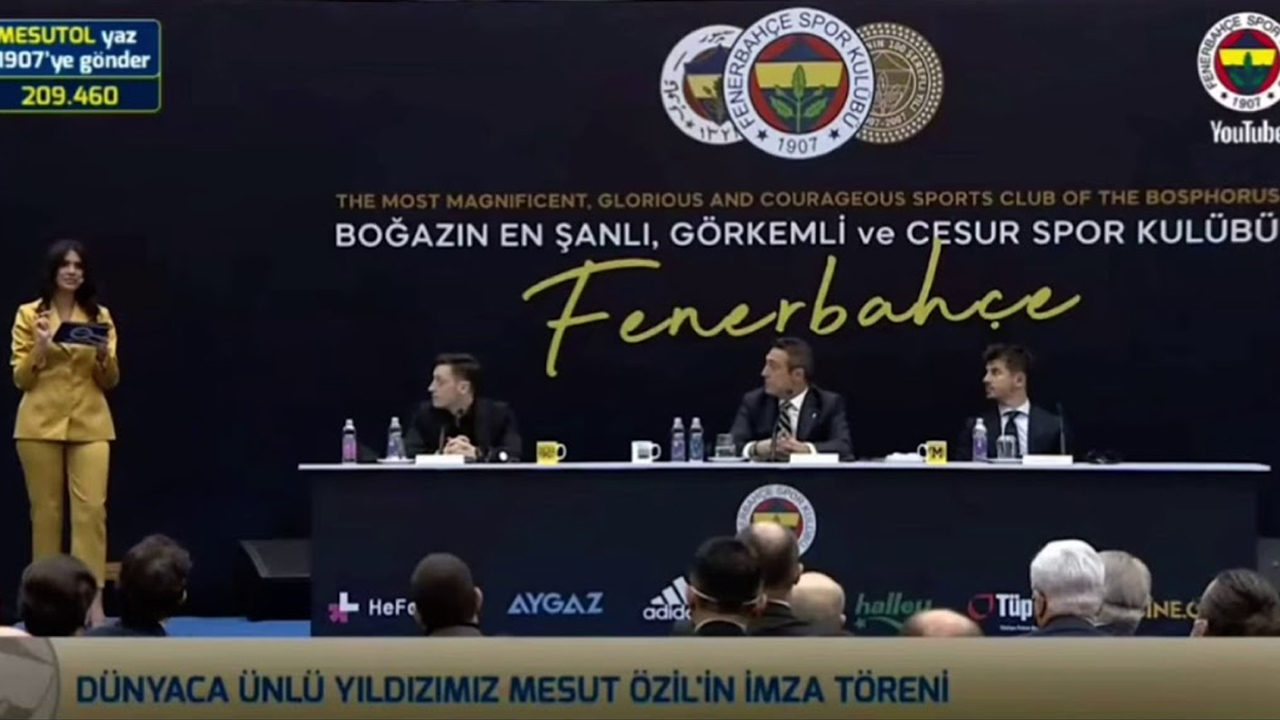 Ali Koç'tan törende 'Ateşteyim, ateşteyim' sürprizi