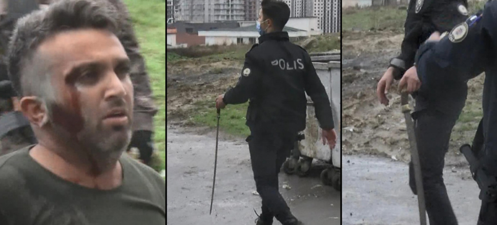 Esenyurt'ta bıçaklı, kılıçlı kavga!