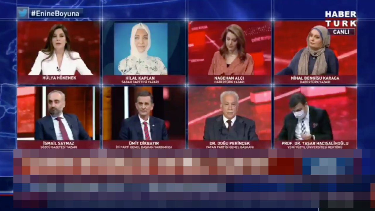 Hilal Kaplan Habertürk yayınına bağlandı, kıyamet koptu!