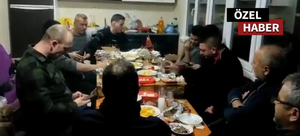 CHP'li belediyenin zabıtaları rakı alemi yaptı