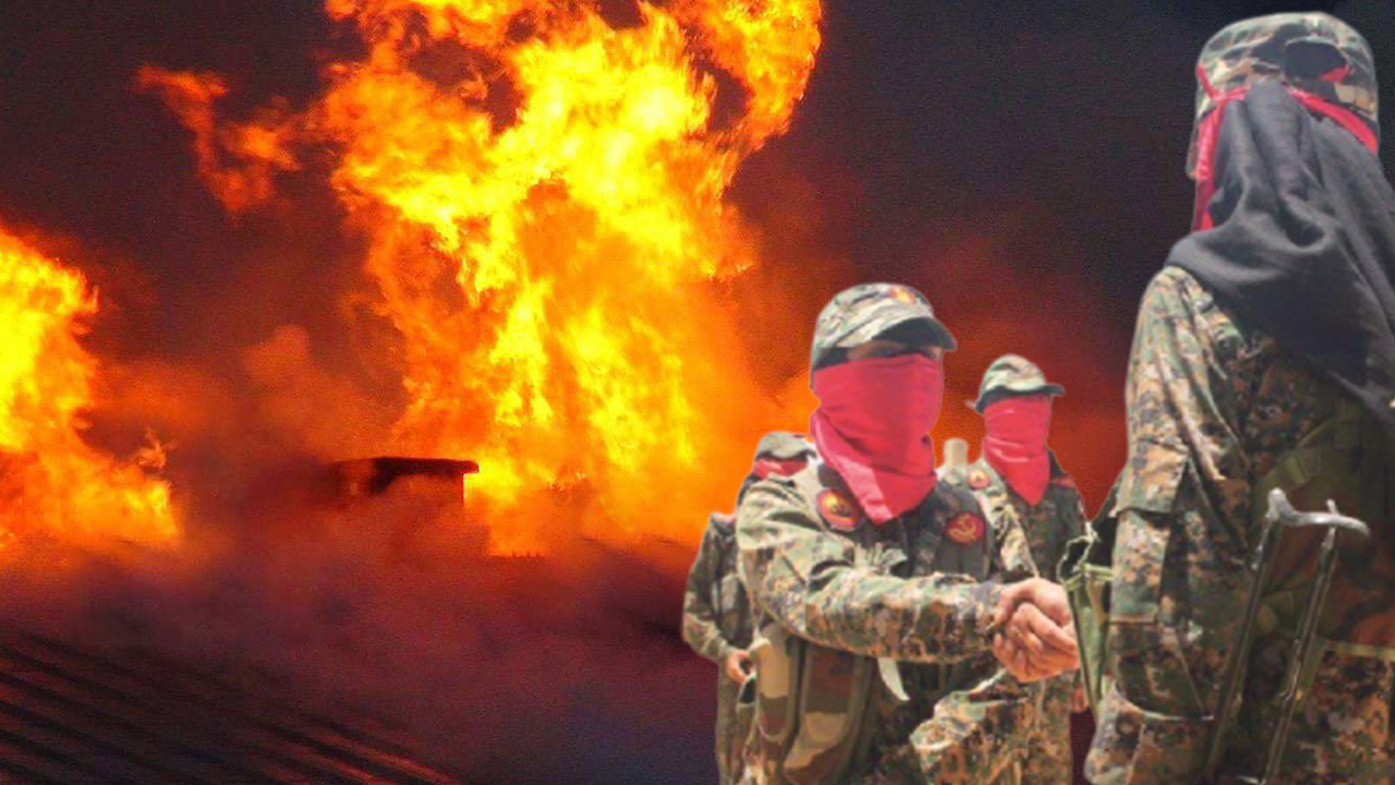 PKK, Saadet Parti'li ismin fabrikasını yaktı