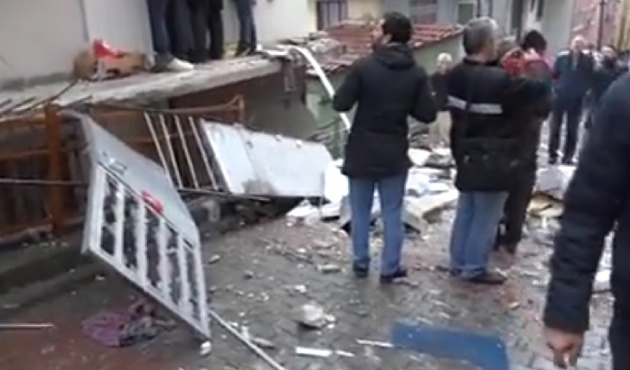 İstanbul Kağıthane'de patlama! / VİDEO