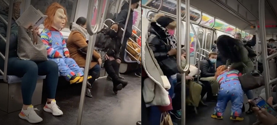 ABD metrosundaki 'sosyal deney' olay oldu!