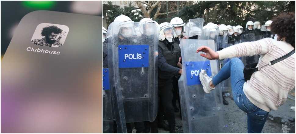 Clubhouse'da tehlikeli Boğaziçi mesajları