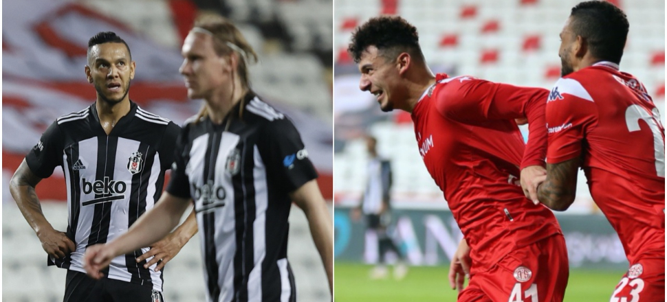 Antalyaspor ile Beşiktaş 23. hafta mücadelesinde 1-1 berabere kaldı