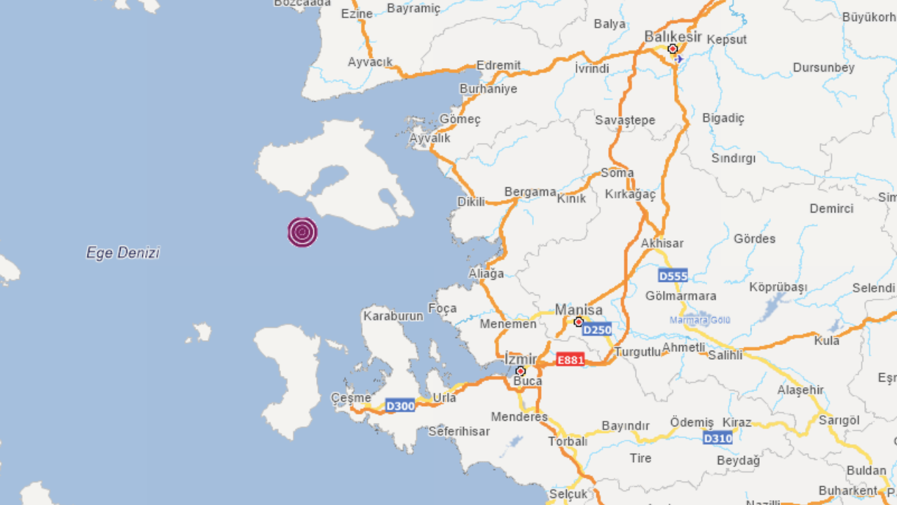 Karaburun açıklarında bir deprem daha oldu