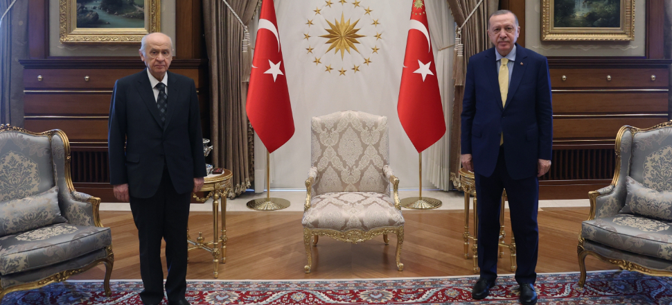 Cumhurbaşkanı Erdoğan, Bahçeli'yi kabul etti
