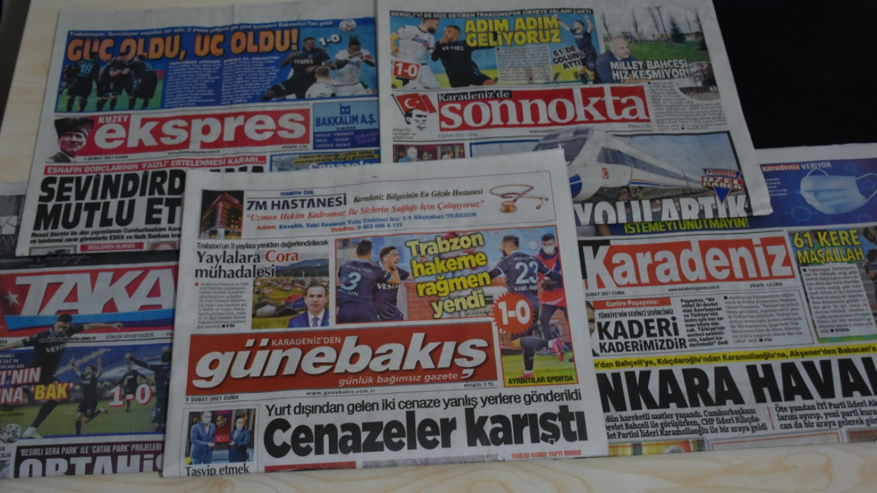 Trabzon yerel basınında Bakasetas coşkusu