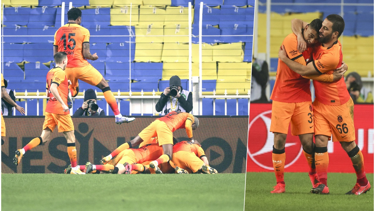 Derbiyi kazanan G.Saray, liderliği ele geçirdi
