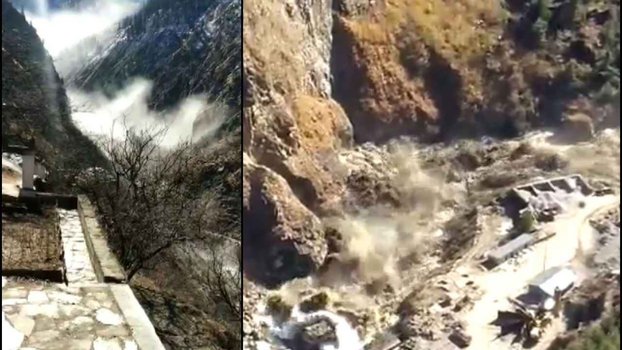 Dağdan kopan buzul yüzlerce kişiyi yuttu!