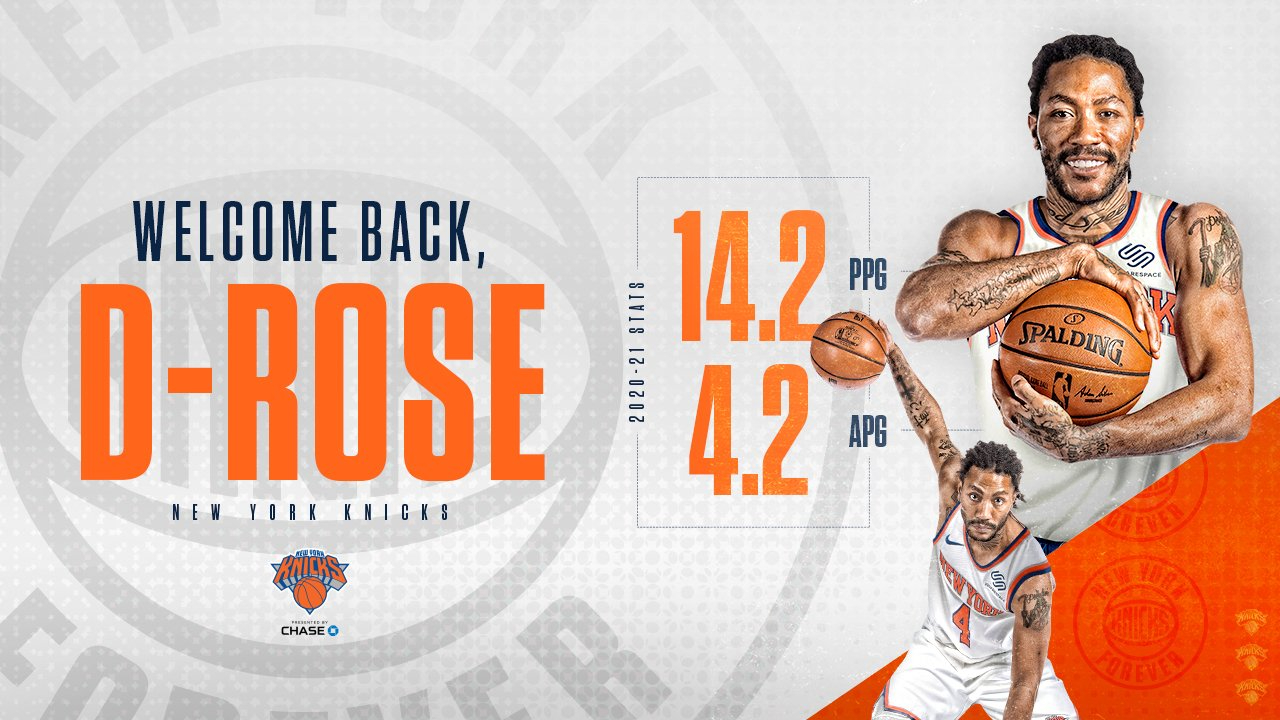 Derrick Rose, New York Knicks'e geri döndü