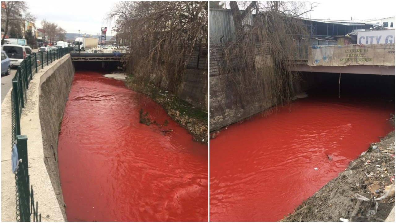 Ankara Çayı'nda tedirgin eden manzara