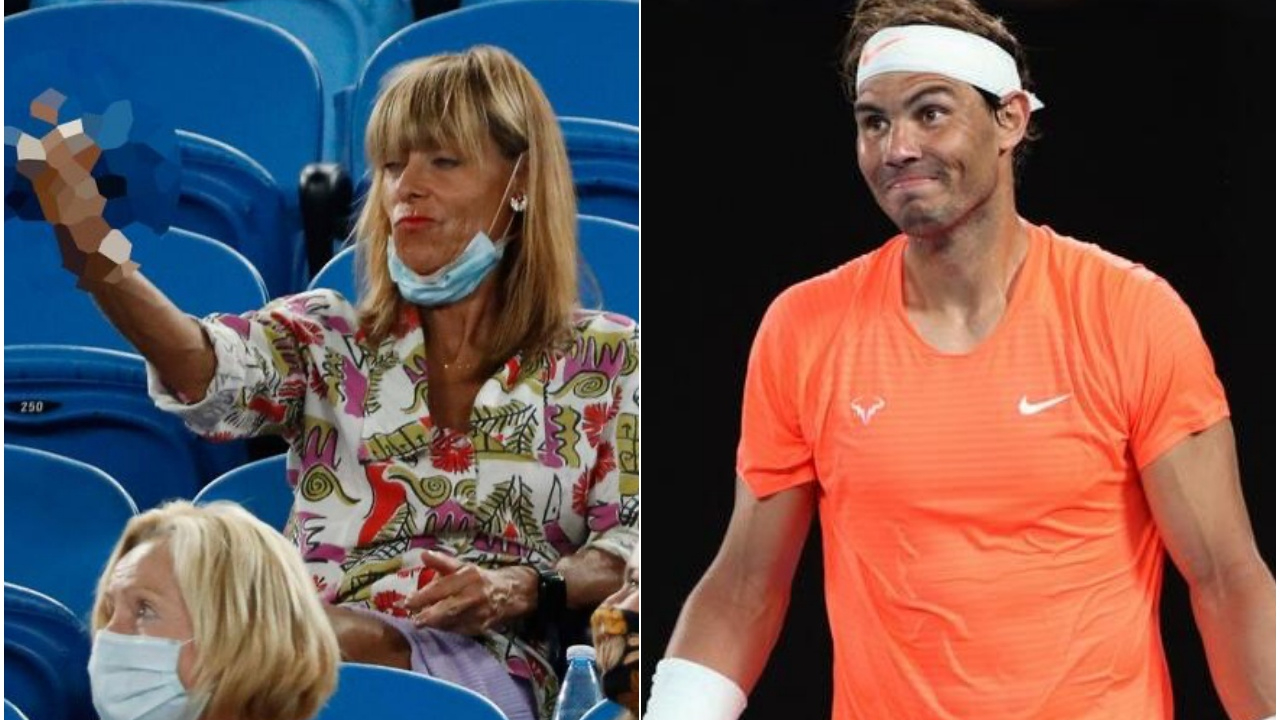 Avustralya Açık'ta Rafael Nadal'ı gülümseten el hareketi!