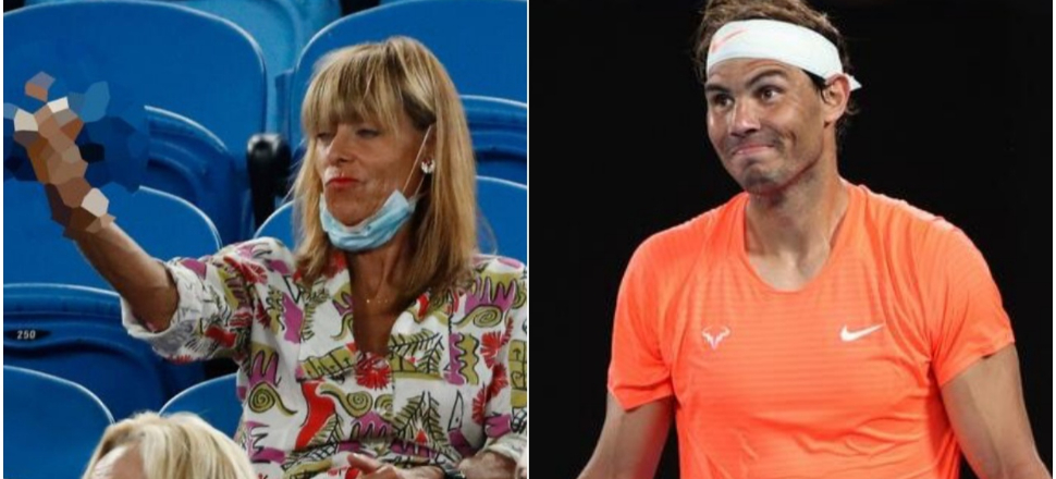 Avustralya Açık'ta Rafael Nadal'ı gülümseten el hareketi!