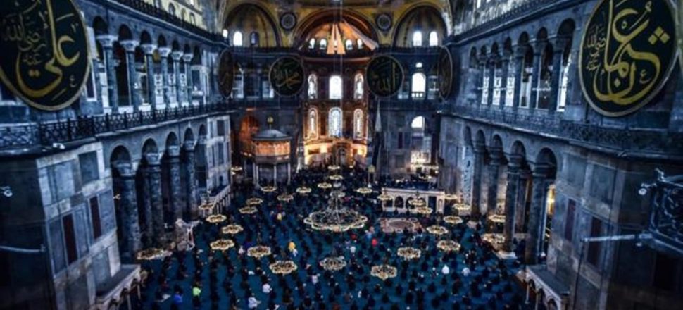 Ayasofya'nın ihtişamı şimdi ortaya çıktı