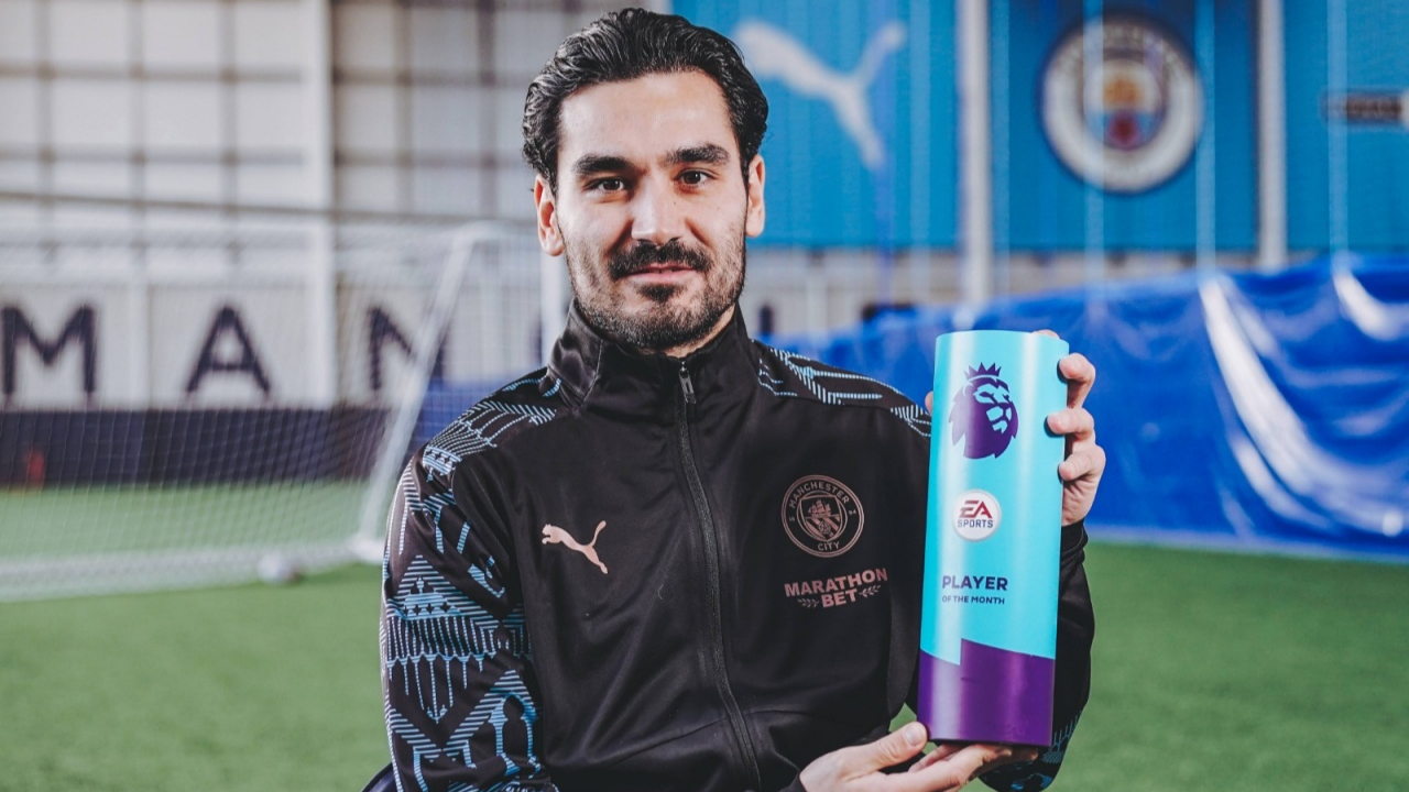 İlkay Gündoğan Premier League'de ayın oyuncusu seçildi