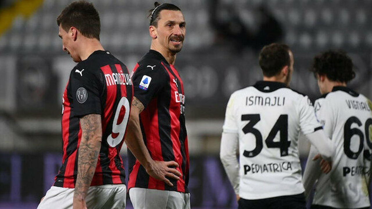 Milan, Spezia deplasmanında kayıp!