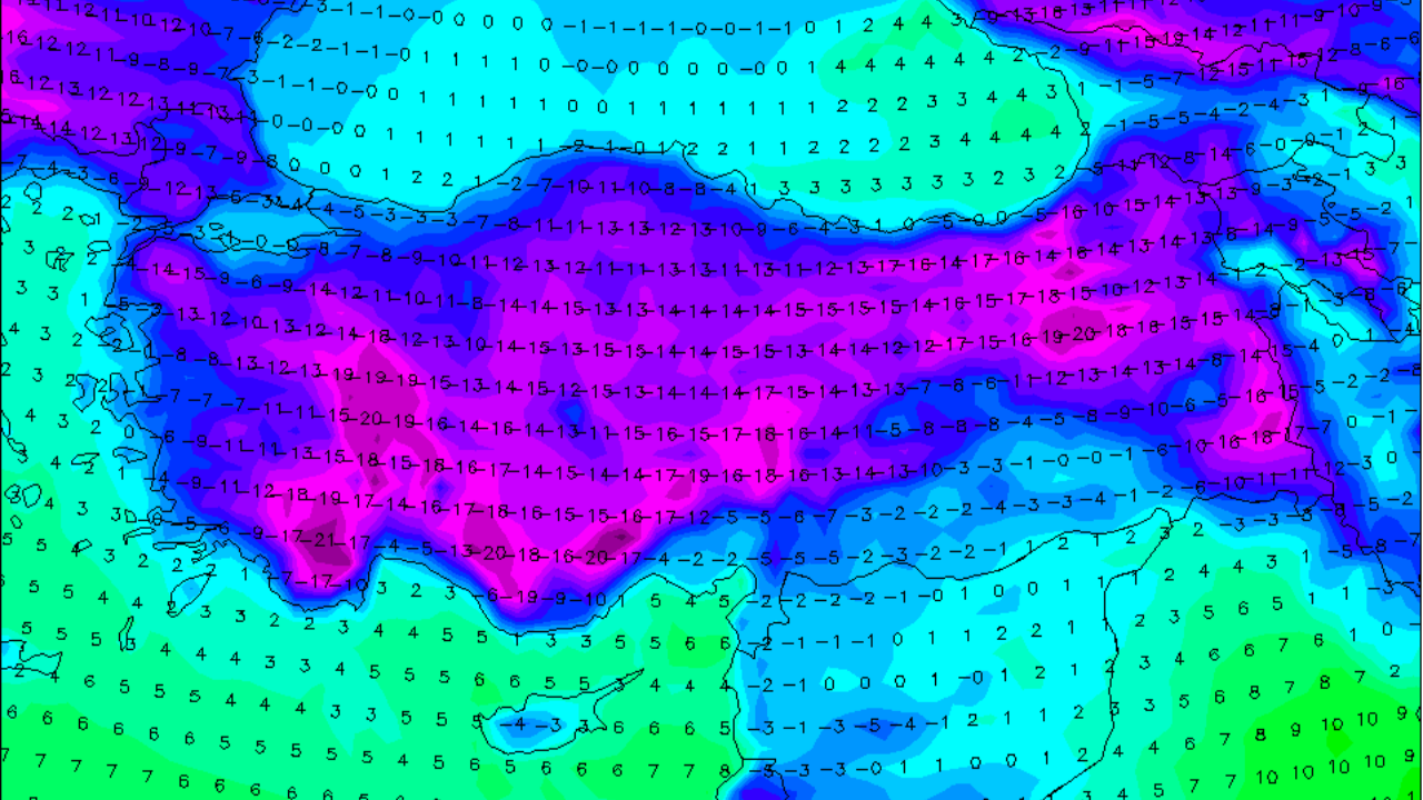 İngiliz meteorologdan endişelendiren harita