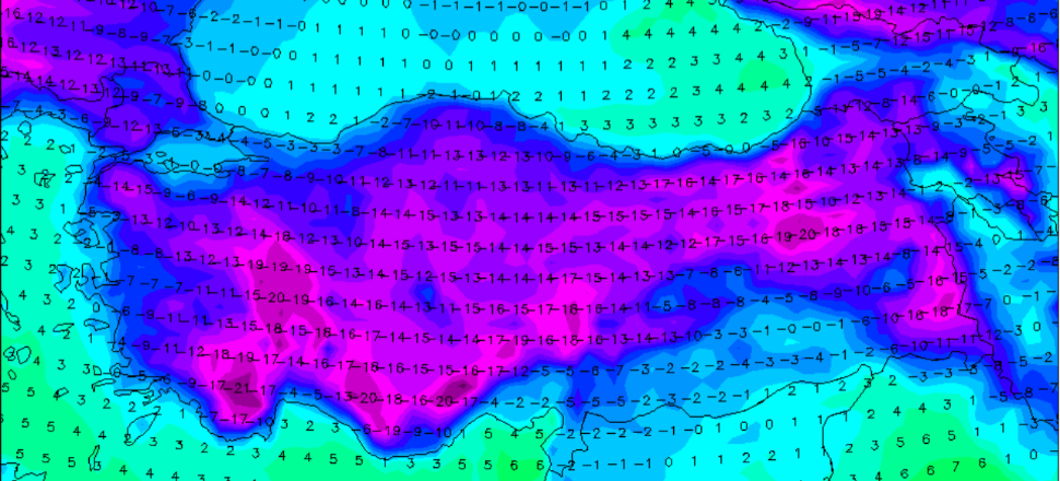 İngiliz meteorologdan endişelendiren harita