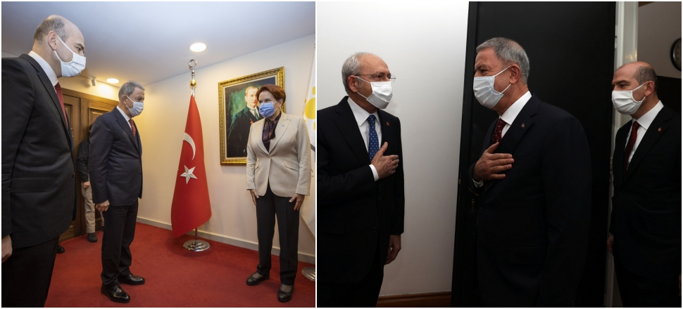 Akar ve Soylu'dan siyasi partilere 'Gara' ziyareti