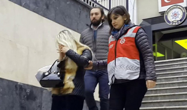 2 aydır aranan fuhuş çetesinin kadın lideri Madina yakalandı!