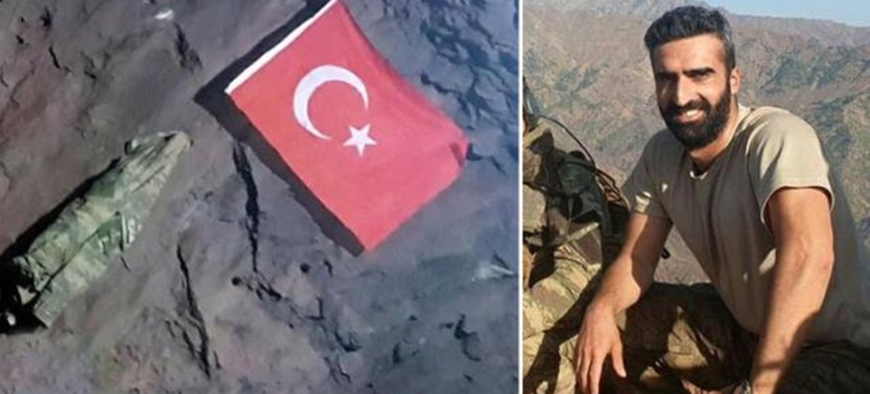 Gara şehidinin Karayılan'ın mağarasına Türk bayrağı astığı ortaya çıktı
