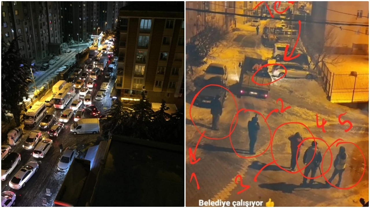 CHP'li belediyede tek kişilik tuzlama çalışması