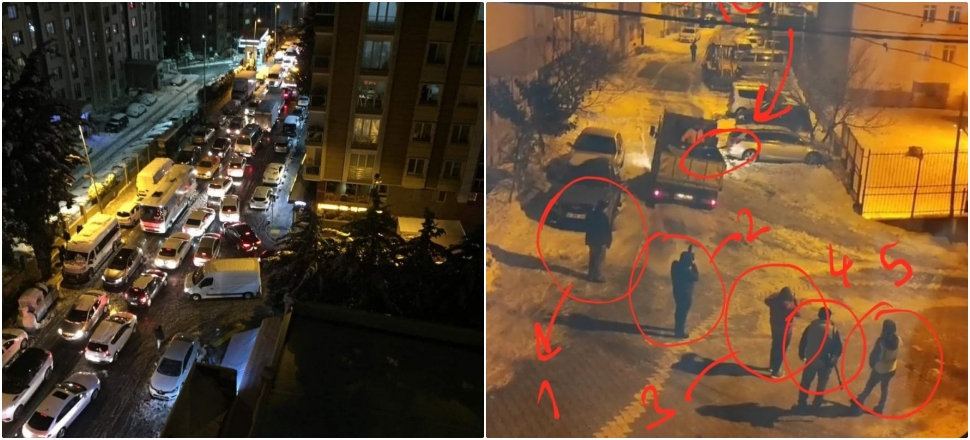 CHP'li belediyede tek kişilik tuzlama çalışması
