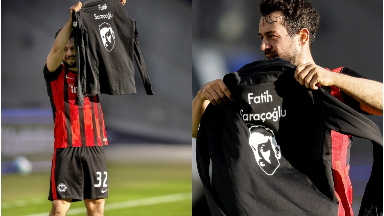 Amin Younes'tan Bayern maçında Hanau anması