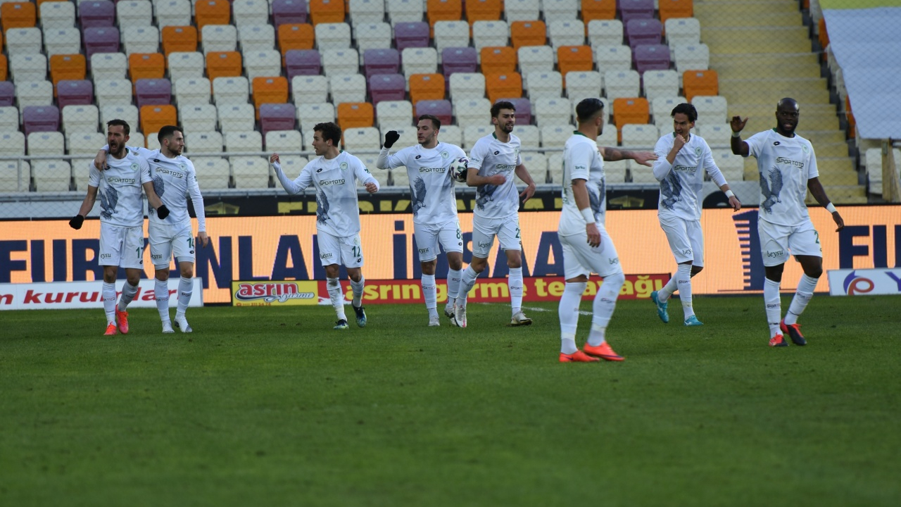 Konyaspor'da Malatya'da müthiş geri dönüş