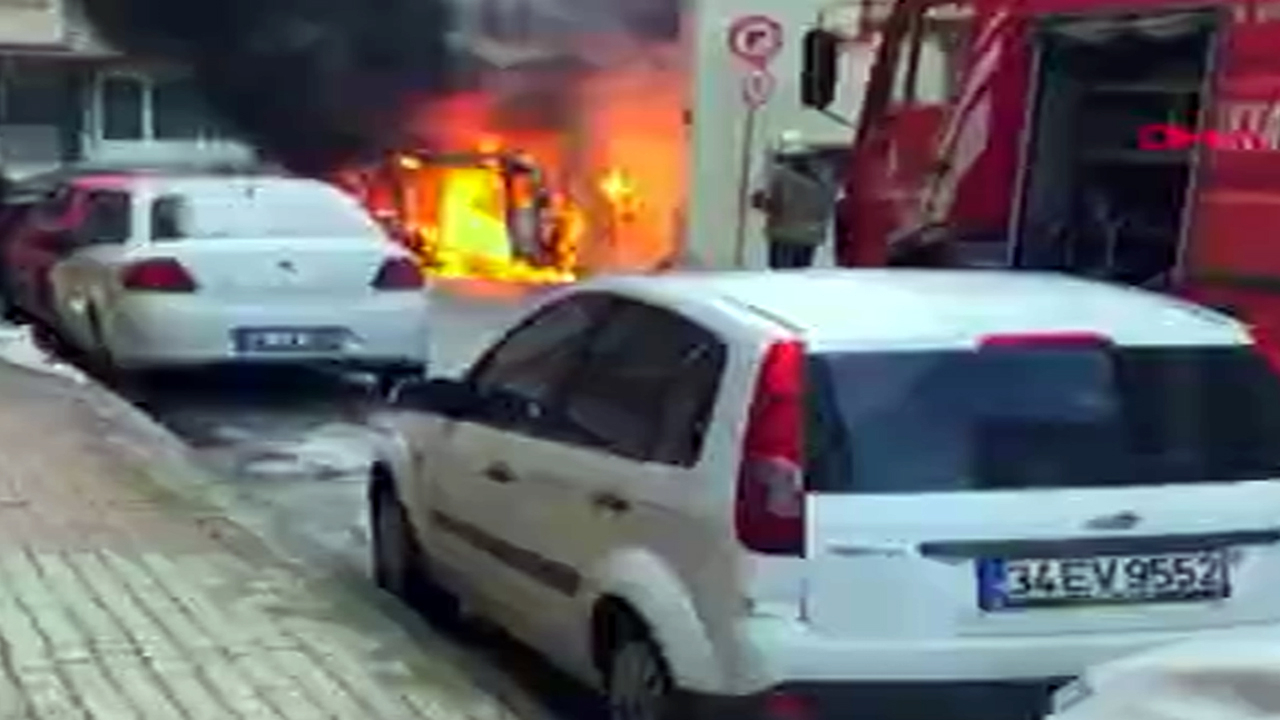İstanbul'da mahallede panik