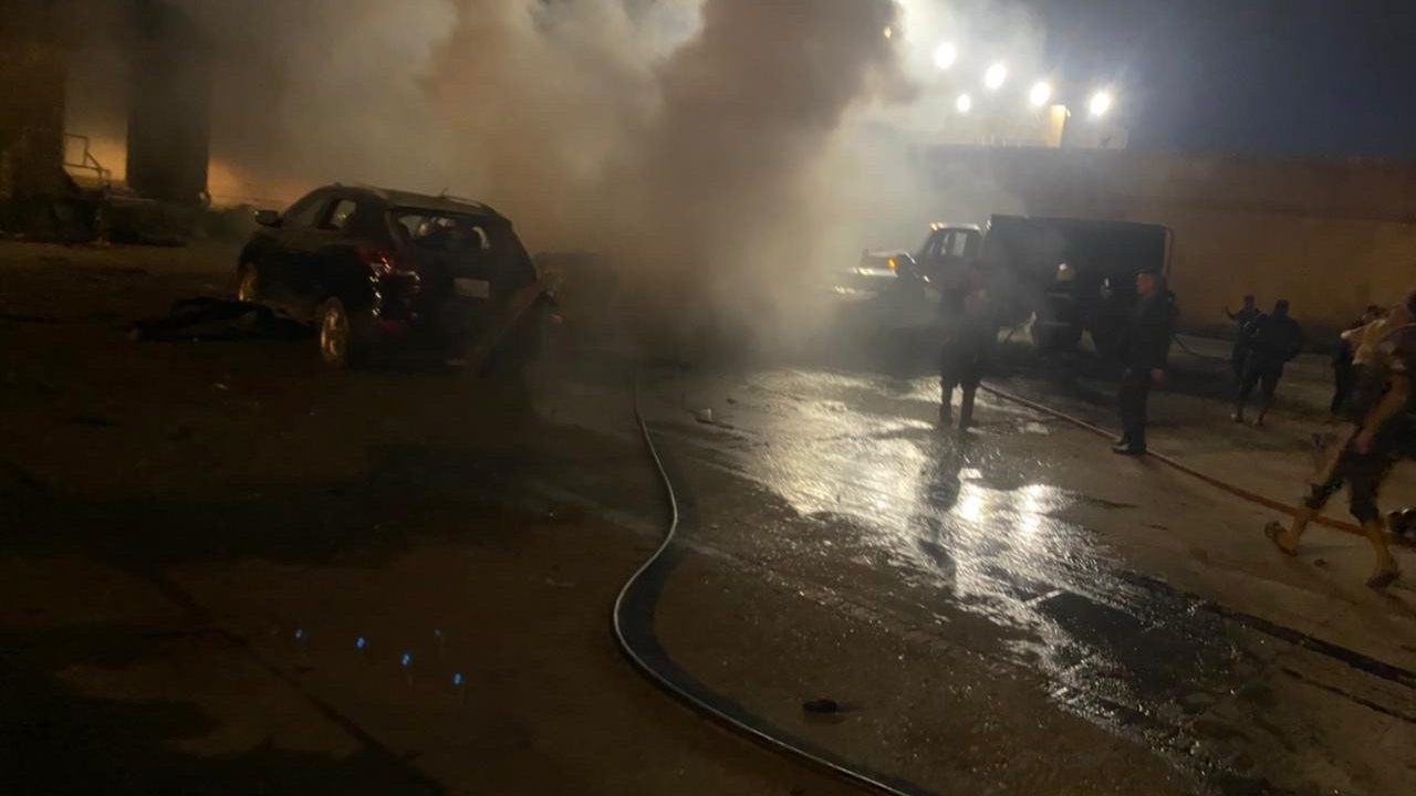 Bağdat'ta ABD Büyükelçiliği'nin bulunduğu bölgeye saldırı
