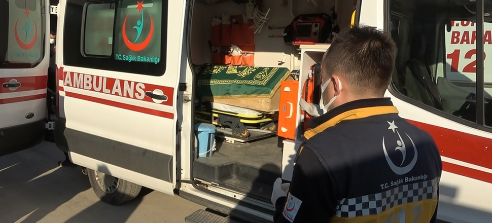 Ambulans sürücüsü koronavirüsten öldü