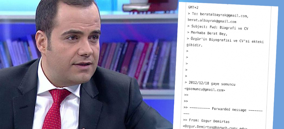 Özgür Demirtaş'ın Berat Albayrak'tan iş istediği ortaya çıktı