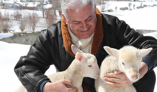Binali Yıldırım, doğup büyüdüğü Kayı köyünü ziyaret etti