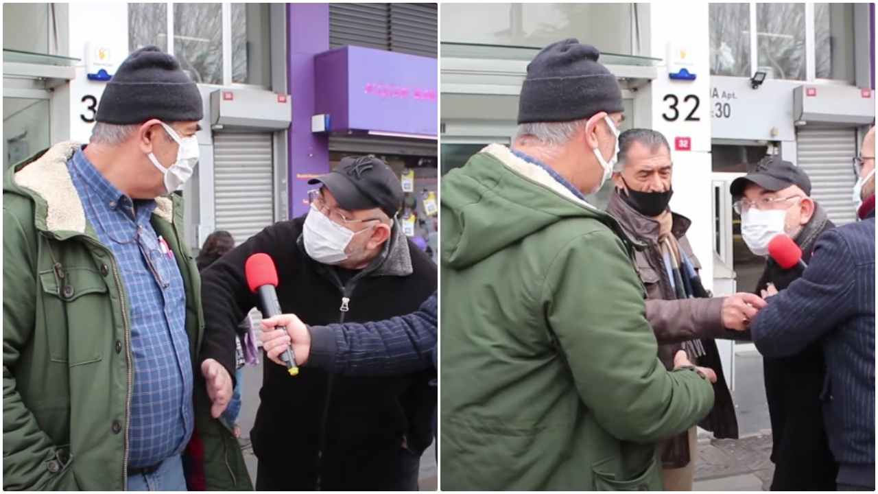 Önce göbeğini okşadı, sonra kendini yerde buldu