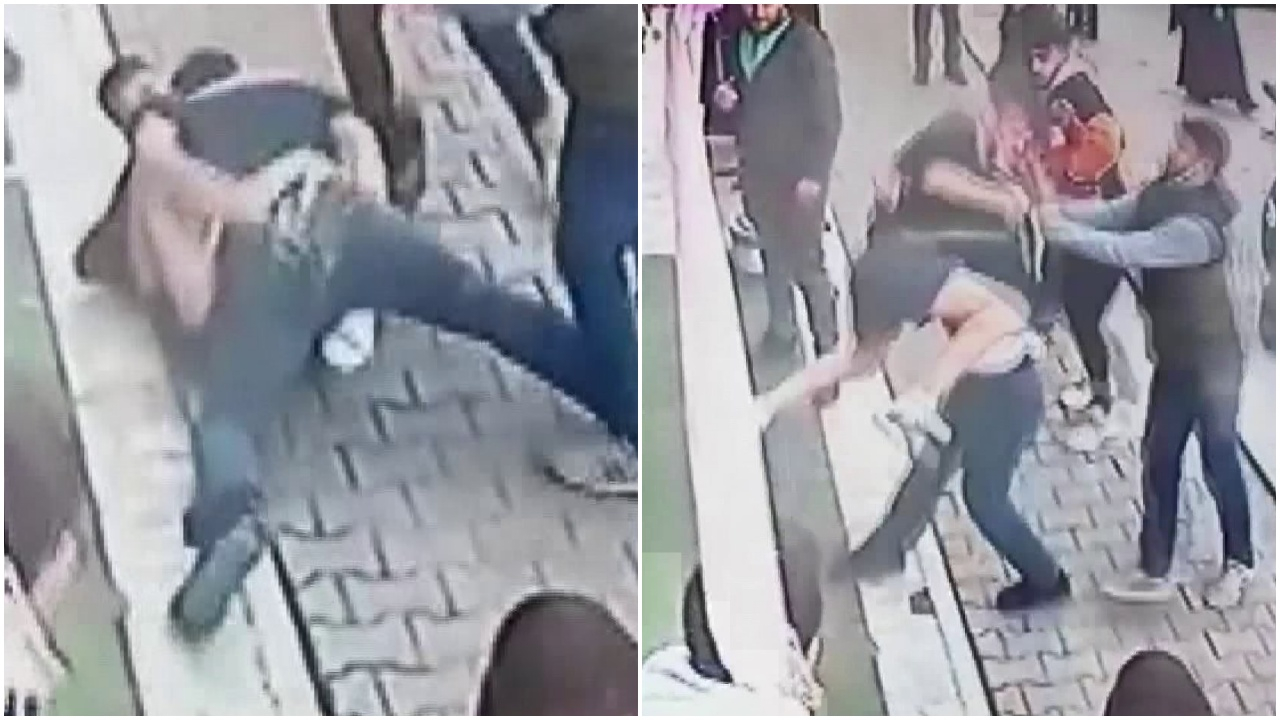 Ayrılıp ayrılıp yeniden dövüştüler