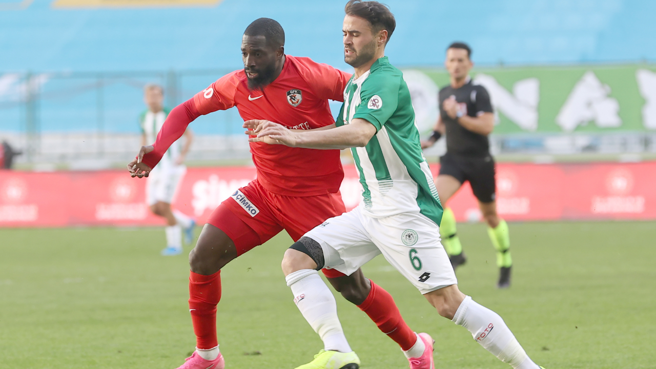 Konyaspor'la Gaziantep FK 27. haftada golsüz berabere kaldı
