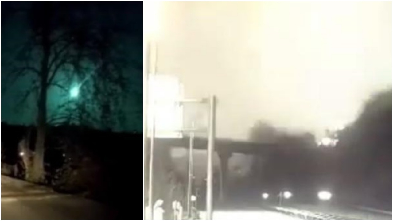 Doğu Karadeniz'i gündüz gibi aydınlattı