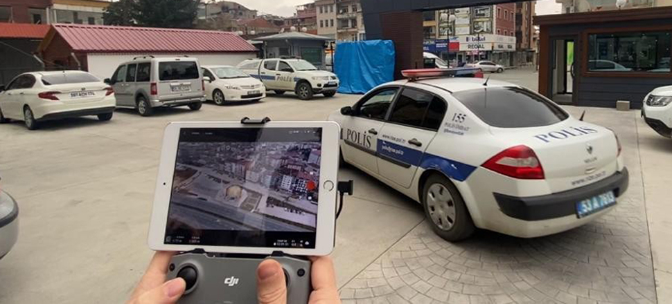 Rize'de drone denetimi başladı