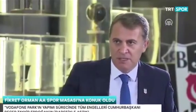 Fikret Orman : "Sayın Cumhurbaşkanımız olmasaydı batmıştık."