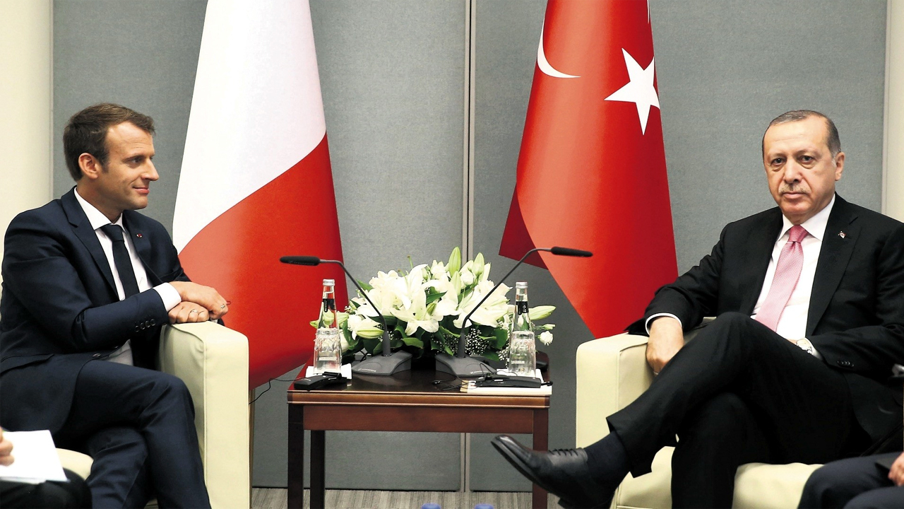 Cumhurbaşkanı Erdoğan Macron ile görüştü