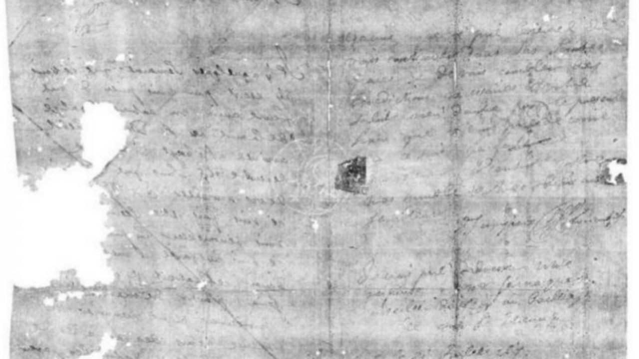 300 yıllık mektup mührü kırılmadan okundu